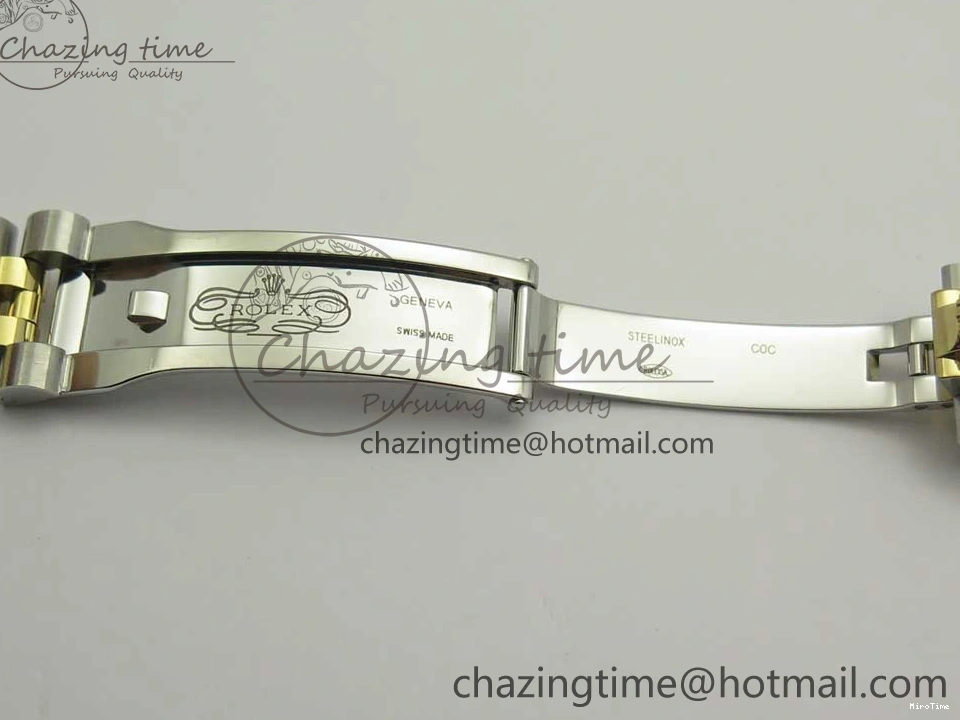 MiroTime 0801 DateJust 36 SS YG 116233 ARF 1:1 Best Edition 904L Steel Black Dial Stick Markers on Jubilee Bracelet SH3135 V EasyMatch 3261